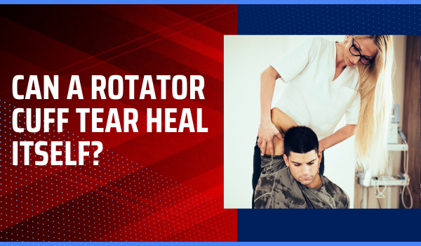Physio treating a shoulder injury, can a rotator cuff injury heal naturally
